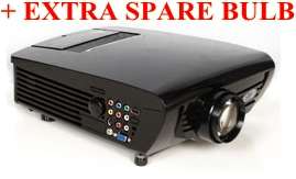 HD Ready 2000 Lumens projector + Built in TV + Extra lamp! More than 200 Sold!