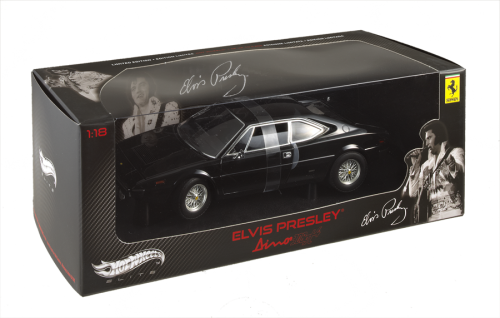 HOTWHEELS ELITE - FERRARI DINO 308 GT4 OWNED BY ELVIS PRESLEY #V7425