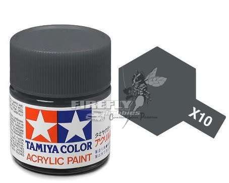 Tamiya X-10 GUN METAL Acrylic 23ml.