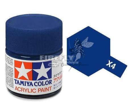Tamiya X-4 Blue Acrylic 23ml. #81004