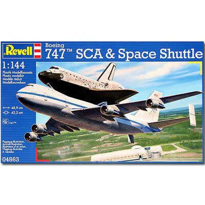 REVELL - 1/144 BOEING 747 SCA & SPACE SHUTTLE #04863