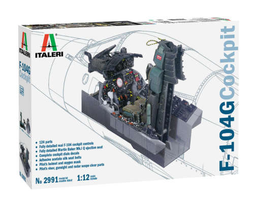 ITALERI - 1/12 F-104G COCKPIT #2991