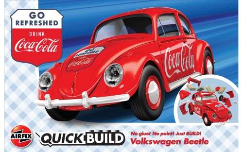AIRFIX - QUICKBUILD COCA-COLA VW BEETLE #J6048
