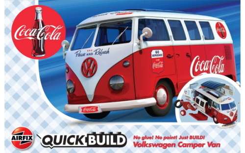 AIRFIX - QUICKBUILD COCA-COLA VW CAMPER VAN #J6047