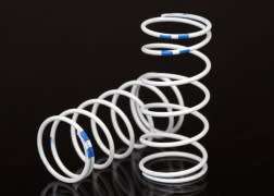 TRAXXAS  - SPRING, SHOCK, WHITE (GTR LONG)(0.892 RATE BLUE) 1PR #7448