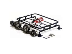 HOBBY DETAIL - ROOF LUGGAGE RACK w/LED LIGHT BAR #DTLR01009