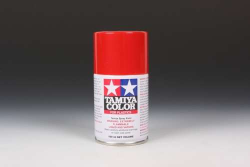 TAMIYA - TS-85 BRIGHT MICA RED FERRARI SPRAY PAINT #85085