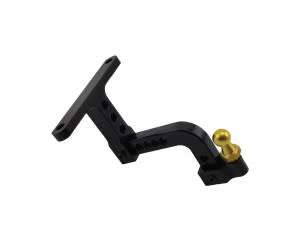 HOBBY DETAILS - ALU. TRAILER DROP HITCH RECEIVER TOWBALL 1/10 #DTSM01021