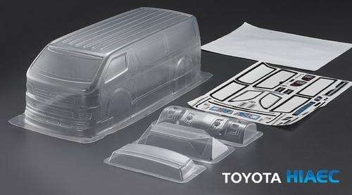 Clear Polycarbonate 1/10 Toyota HI ACE Body