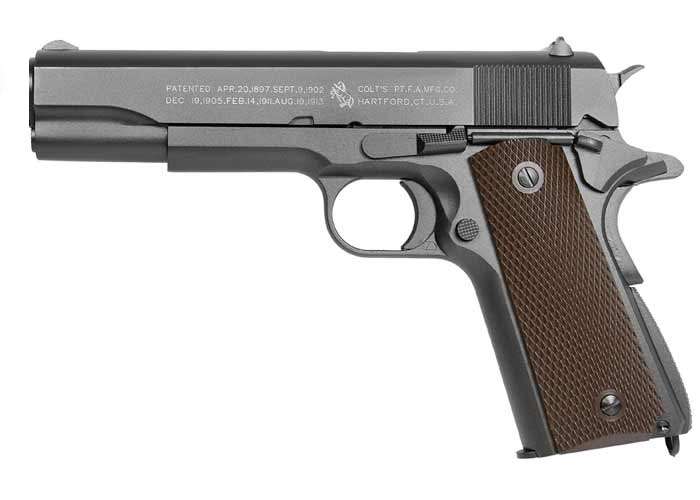 Reduced - KWC Colt Full Metal M1911 WWII Replica CO2 Blowback Pistol