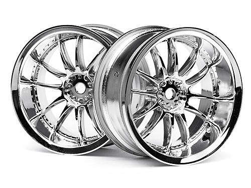 HPI Work Xsa 02c 26mm Chrome 6mm Offset