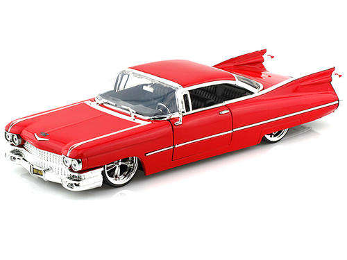 JADA '59 Cadillac Coupe De Ville Red - BigTime Kustoms