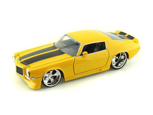 JADA '71 Chevy Comaro Yellow/Black - BigTime Muscle