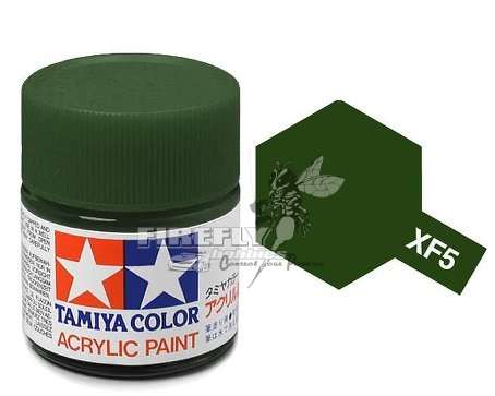 Tamiya XF-5 Flat Green Acrylic 23ml.