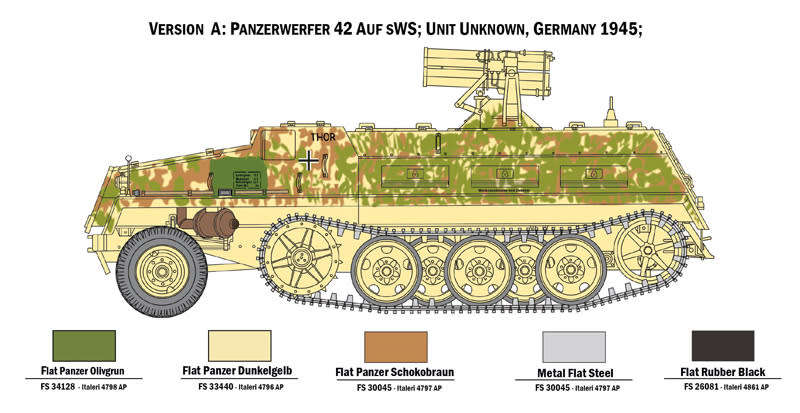 Italeri  1:35 15 cm. Panzerwerfer 42 auf sWS