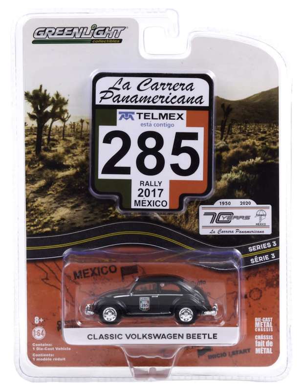 Greenlight  1:64 La Carrera Panamericana Series 3 #285 Classic Volkswagen Beetle