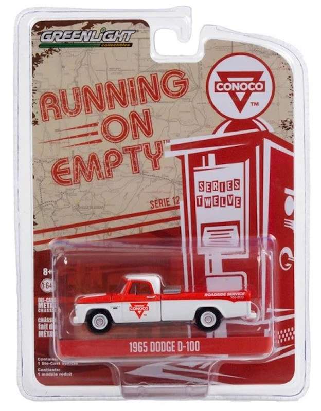 Greenlight  1:64 Running on Empty Series 12 1965 Dodge D-100, Conoco