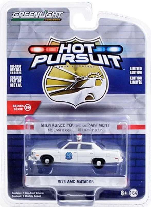 Greenlight  1:64 Hot Persuit Series 36 1974 AMC Matador