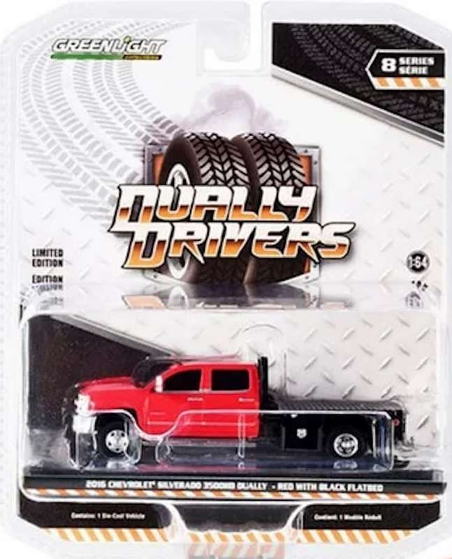 Greenlight  1:64 Dually Drivers Series 8 2016 Chevrolet Silverado 3500HD Dually