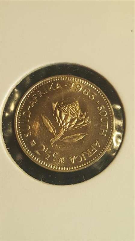 1963 2.5 cent Silver UNC