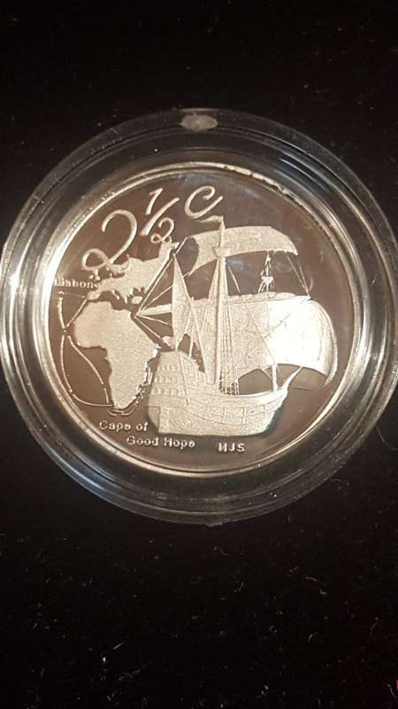 2009 Proof maritime History Tickey (The Soa Gabriel) Low Mintage 1173