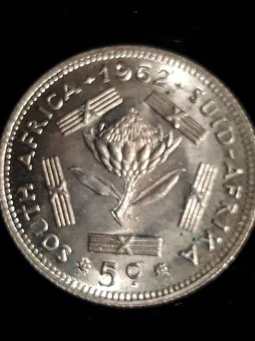 1962 SILVER 5 CENT UNCIRCULATED