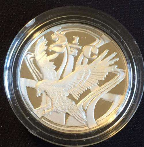 2005 Birds of Prey Silver Tickey, "Vultures"  Mintage 1466