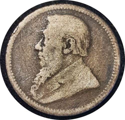 1892 ZAR Sixpence x 2. One bid for both