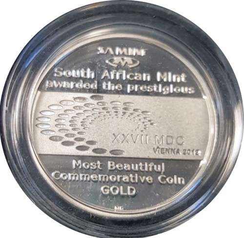 2012 Silver Tickey size commemorative medallion