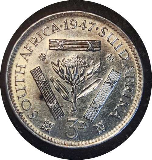1947 Coin set Silvers 3d, 6d, 1`, 2/5`, 5`
