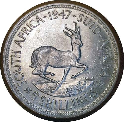 1947 Coin set Silvers 3d, 6d, 1`, 2/5`, 5`