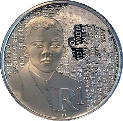 2015 Silver R1 mandela. In Blue SA Mint box. Proof mintage of 1721