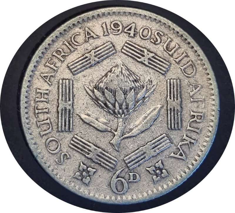 1940 Sixpence
