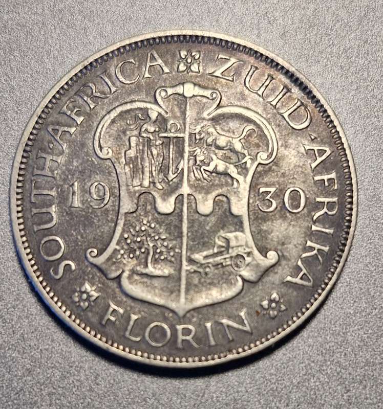 1930 Florin / Two Shilling Low Mintage of 267 078