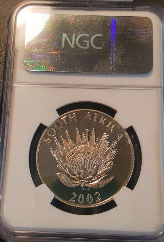2002 Silver R1 World Summit NGC MS66. ONLY 118 NON PROOF MINTED. EXTREMELY RARE.