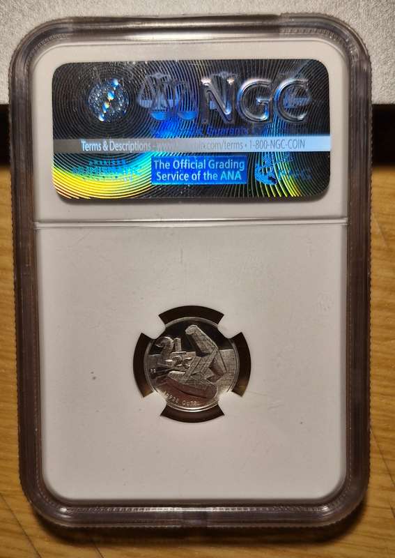 2016 Flypress 2.5 Cent NGC  PF69 Ultra Cameo, The Dolos, Johannesburg Coin Show Mint Mark.