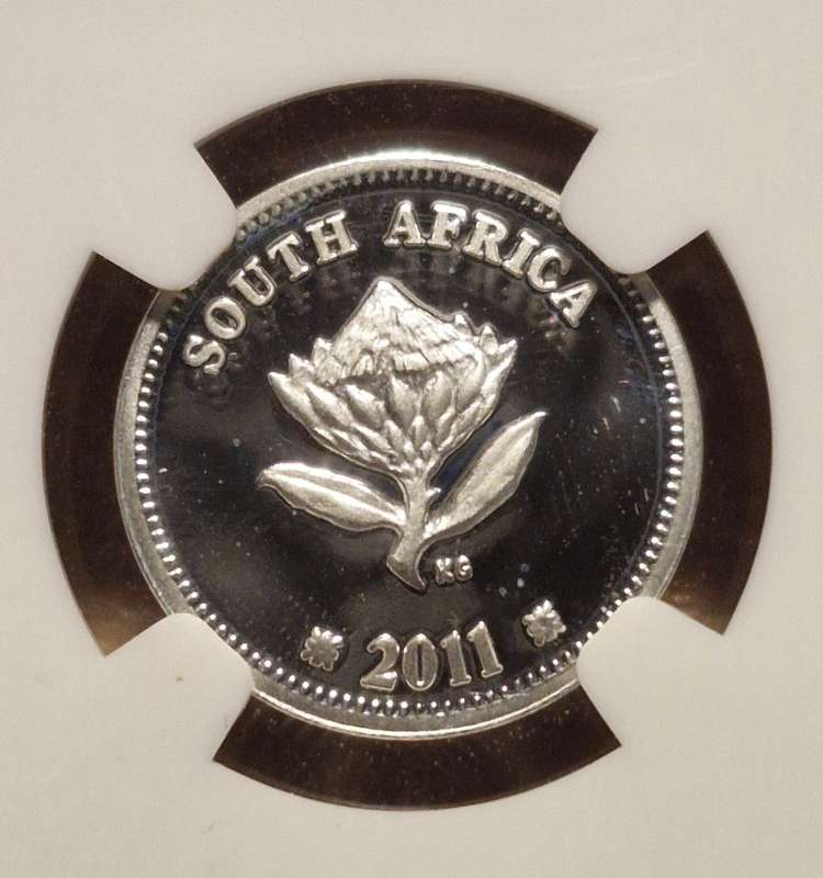 2011 2.5 Cent NGC PG68UC, Van Der Stel