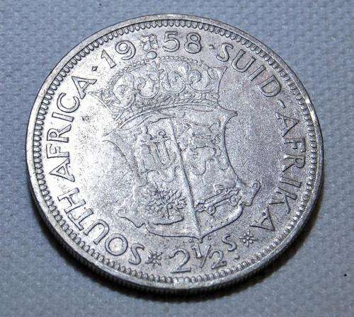 1958  2/ 5 Shilling . / 7.07g silver each