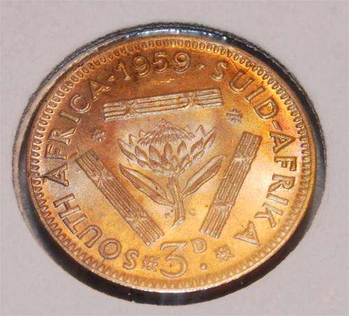 1959 Tickey  UNC.  Key date/ High UNC Value