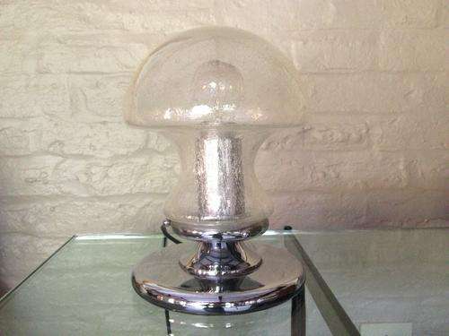 German Bubbly glass mushroom lamp 1960"s era