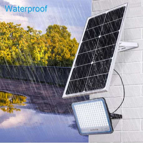600W Solar Powered LED Flood Light With Panel & Remote