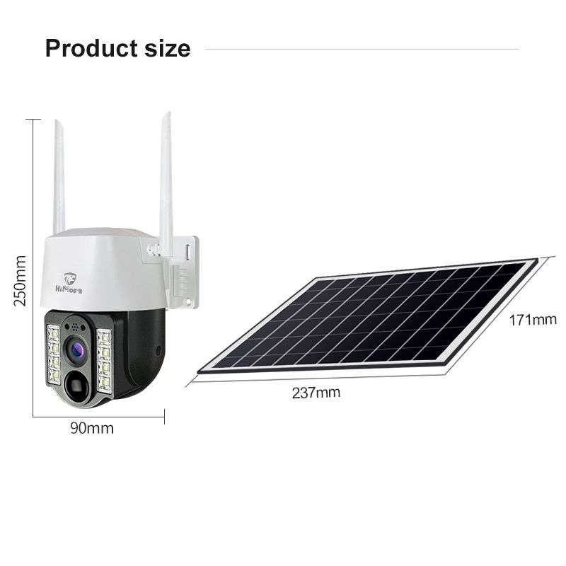 V380 VRT-VC3-G 4G Solar Powered Wifi Camera