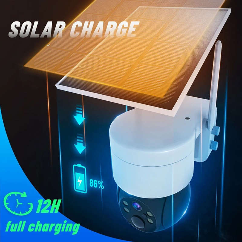 Solar Wireless 5MP Colour Night Vision Security Outdoor Camera
