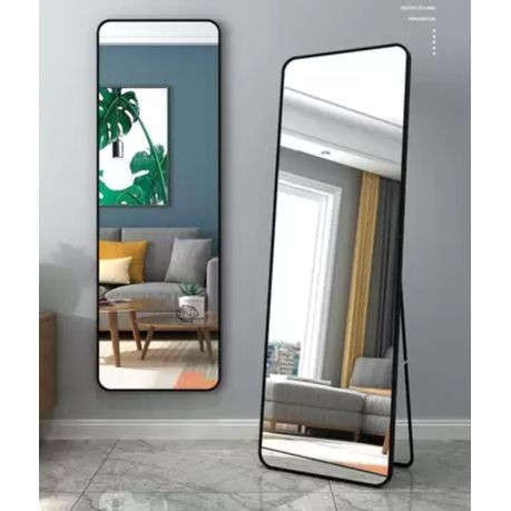 Free Standing Mirror With Aluminum Frame