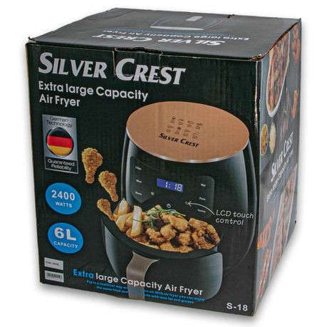 Silver Crest Black 6 L Air FryerSilver Crest Black 6 L Air FryerSilver Crest Black 6 L Air Fryer Sil