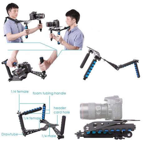 DSLR Rig Shoulder Mount Rig Stabilizer for DSLR Cameras & Camcorders