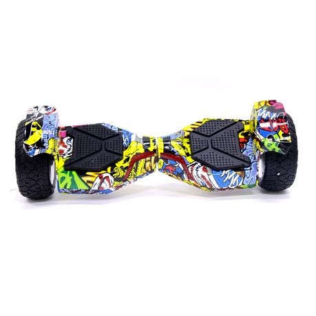 Self Balance Scooter 8.5" Hoverboard - Off-Road - LED Graffiti