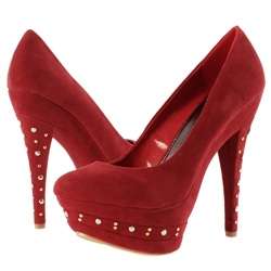 Stunning Red Wedge Heels