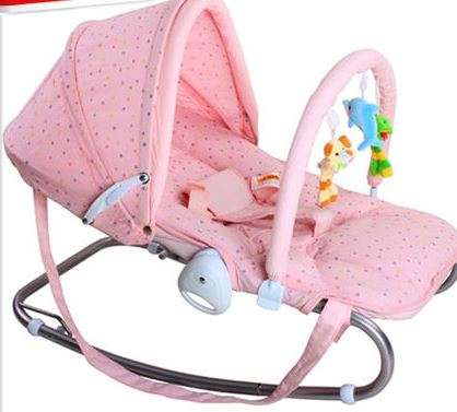 Baby Bouncer / Rocker Cradle with Toy Bar