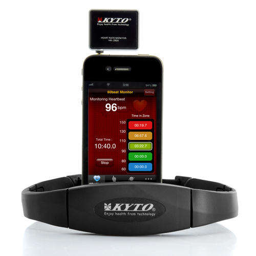 Chest Belt Wireless Heart Rate Monitor for iPhone 4S 5 Android Smartphone HRM